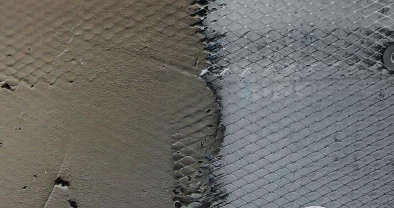 Монтаж металлической сетки под слой штукатурки
